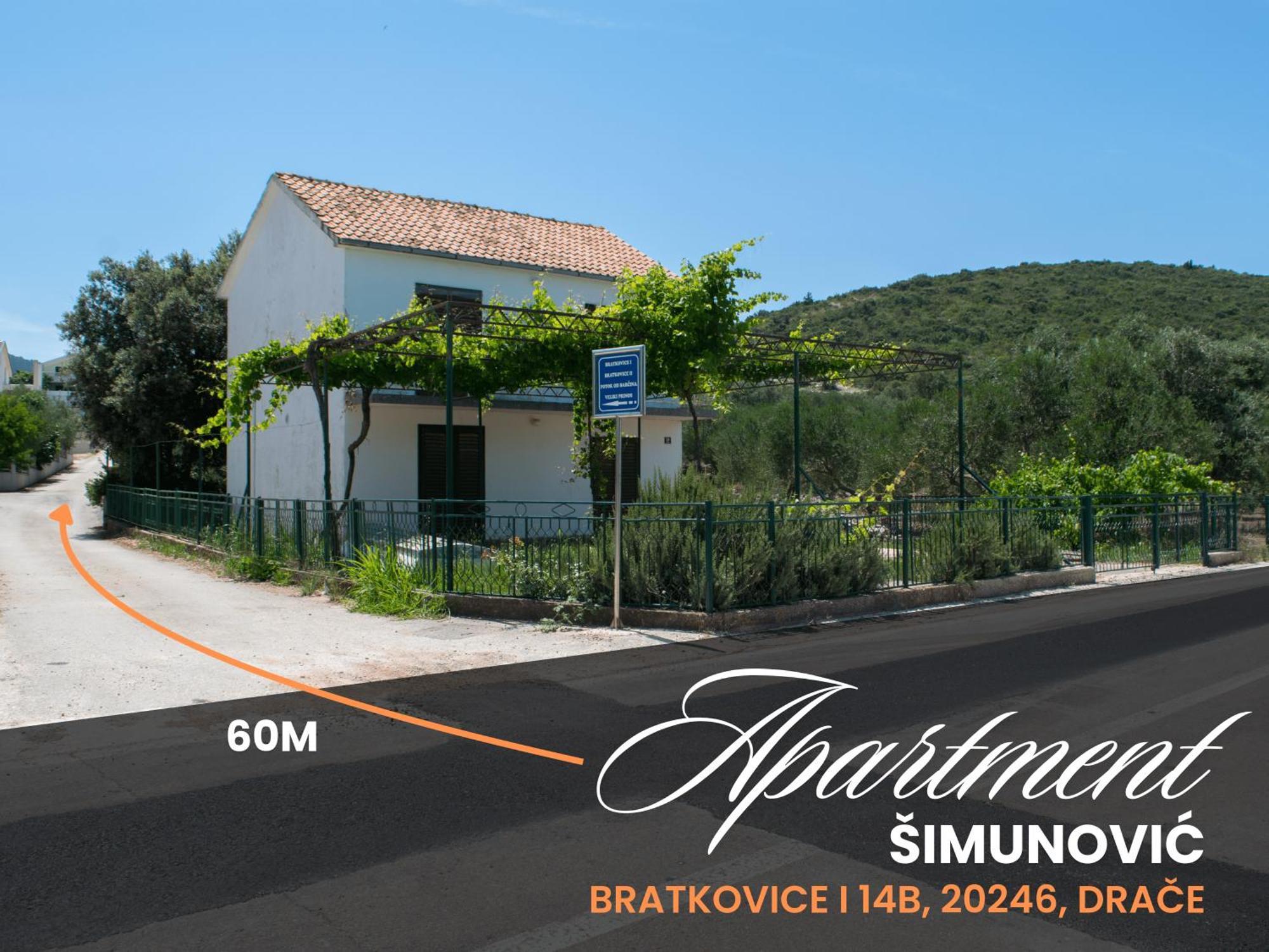 Apartment Simunovic Drače Buitenkant foto